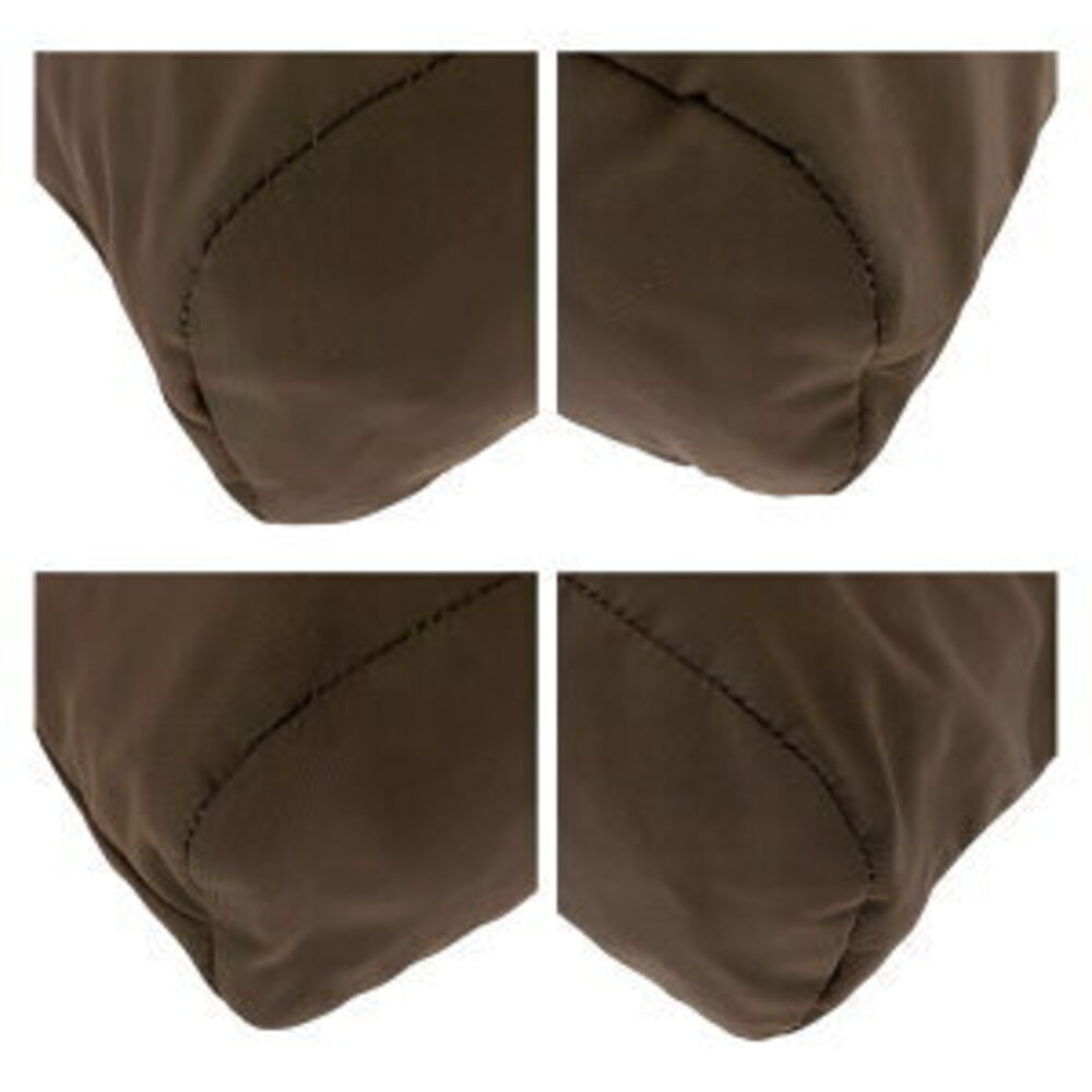Prada Tessuto logo brown nylon pouch - Picture 3 of 10